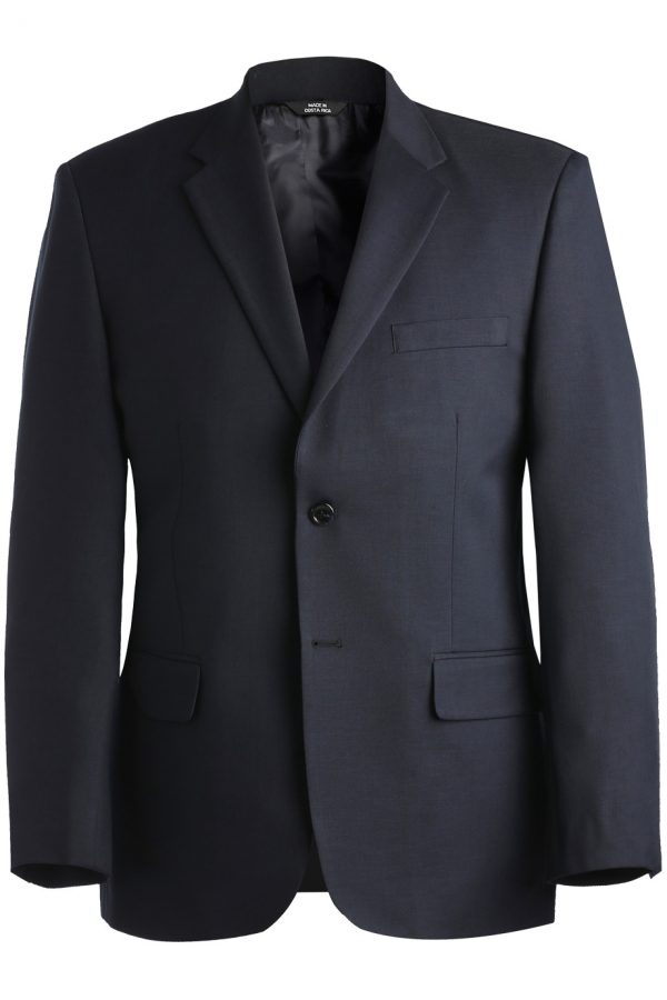 degel blank navy suit coat